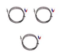 Sonde à vis filetée Capteur de température Thermocouple Type K Câble 2 m 0-600 ℃ Hygromètre numérique Jauge de température de l'eau Sonde Mesure Capteur d'humidité Testeur Moniteur de cuisson