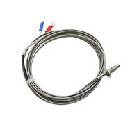 Sonde à vis M6, capteur de température, Thermocouple KJE PT100 Type 0-400 ℃, câble contrôleur PID, thermomètre