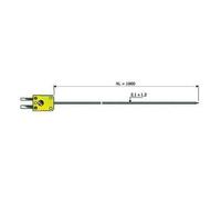 Sonde Aérienne B+B Thermo-Technik Te Fühler 1xk Nl 1000 -50 À +400 °C