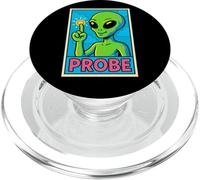 Sonde Alien, sonde extraterrestre, chemise extraterrestre amusante, humour extraterrestre PopSockets PopGrip pour MagSafe