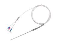 sonde Capteur de température thermocouple blindé de type PT100 WZPK-191 1 mm 1,5 mm 2 mm 3 mm 4 mm 6 mm sonde thermocouple température -200 + 450 ℃(Probe diam 1.5X200mm)