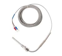 sonde Capteurs de température en acier inoxydable -100 à 1250 °C, thermocouple de type K/PT100 for sonde de température de moteur 1 à 10 m(PT100 Type 7M)