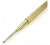 Sonde d'acupuncture auriculaire en laiton - Outil pour le corps et l'oreille à usage domestique et - Conception à ressort amortissant pour le soulagement des maux de dent