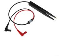 Sonde de câble coaxial blindée pour testeur d'inducteur, pince à épiler multimètre antidérapante pour condensateur de résistance