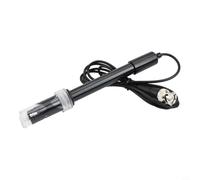 Sonde de capteur de pH remplaçable pour compteurs d'entrée Bnc, appareil de lecture précis de 0 à 14 pH avec long câble pour l'analyse de la qualité de l'eau, noir