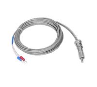 Sonde de capteur de température à Ressort de Compression de thermocouple de Type K 0-400 ℃ M12 5 mètres pour Usage Industriel