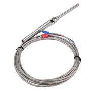 Sonde de capteur de température PT100, sonde à filetage M8, thermocouple à réponse rapide, plage de température de 0 ℃ à 400 ℃ pour la mesure de la température (3m)