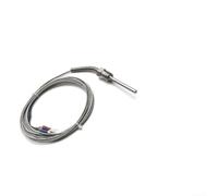 Sonde de capteur de température thermocouple de type K avec fil blindé en fibre de verre pour contrôleur PID, jonction mise à la terre en acier inoxydable, portée de 0 à 500 °C, longueur de câble de 2