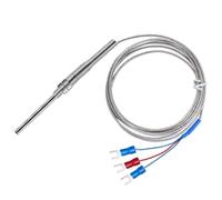 Sonde de capteur de température thermocouple M8 PT100, filetage de câble -200-600 degrés, 1 pièce(PT100 2 Meter,200mm)
