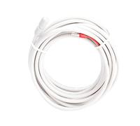 Sonde de Capteur de Thermostat de Chauffage par le Sol, Câble de 3 Mètres, Caoutchouc Thermoplastique NTC 10K Ohms, Surveillance de la Température, Blanc