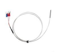 Sonde de capteur Pt100 avec boîtier en acier inoxydable 304 à 3 fils, plage de -50 °C à 450 °C, précision de classe A, pour thermomètres industriels et professionnels (1 mètre)