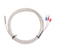 Sonde de capteur Pt100 étanche en acier inoxydable 304 avec câble de 1 m pour mesure de -50 °C à 450 °C (4 mètres)