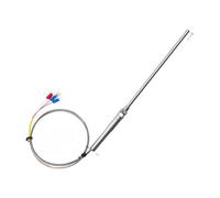 Sonde de capteur température PT100, platine, filetage à trois fils, type d'aiguille, thermostat fil détection(150MM 2m Wire)