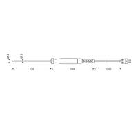 Greisinger GOF130CU Sonde à piquer -65 à 500 °C sonde K G