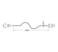 Sonde de contact plage magnétique de mesure de -65 à 250°C Greisinger GMF 250 Type K