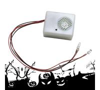 Sonde de cris de fantômes - Cris de fantômes activés par la voix | Sonde d'Halloween avec son de fantôme activé par la voix, accessoires de cri avec lumière LED, outils effrayants d'Halloween