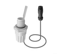 Sonde de débit renforcée PA66 pour systèmes piscine Solaxx Blanc | Convient pour les modèles Solaxx, connecteur rond à 2 broches, empêche les brûlures à sec, protège les cellules salines