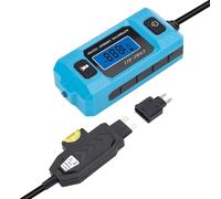 Sonde de Dépannage Circuit Automobile - Testeur de Courant Haute Précision avec Écran Rétroéclairé Bleu | Vérificateur Fusible Relais Voiture 20A 48V avec Lumière Ávant pour Atelier et Garage