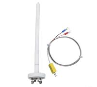 Sonde de four thermocouple en céramique de type K avec câble isolé en fibre de verre compatible avec thermomètres numériques et contrôleurs de température (250 mm)