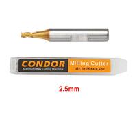 Sonde De Fraise Pour Xhorse Condor Xc Mini Plus Doldave Xp-005 Doldave Xp-007 Clé Cutinstrument Machine 2 Pièces 1.0mm1.5mm 2.0mm 2.5mm - Type 2pcs 2.5mm