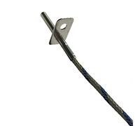 Sonde de fumée TcJ avec bride - Compatible avec les poêles à granulés Cadel, Montegrappa, Qlima, Extraflame, etc.