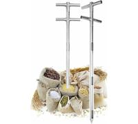 Sonde de grain avec poignée en T - Mécanisme de rotation à 90° facile à utiliser pour un échantillonnage précis de la profondeur