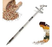 Sonde de grain double couche rotative avec trois fentes pour mesurer efficacement la taille du grain du riz et du maïs