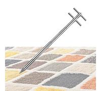 Sonde de grain en acier inoxydable - Outil de voleur rotatif double pour un échantillonnage efficace de poudre, nourriture, ciment et engrais