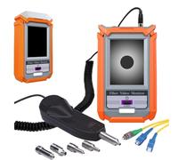 Sonde de microscope à fibre, grossissement 200x, outil d'inspection de haute précision pour terminaisons de fibre, stockage des données de détection