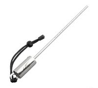 Sonde de plongée sous-marine en acier inoxydable avec dragonne idéale pour générer des signaux et sécuriser la position dans les courants ou les récifs (noir)