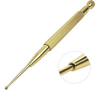 Sonde de point d'oreille et de corps, sonde de point d'acupuncture auriculaire en laiton, stimulateur, stylo d'acupuncture, outil de massage pour l'hôpital à domicile