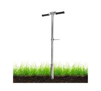 Sonde de sol de 101,6 cm, sonde d'échantillon de sol avec éjecteur en acier inoxydable, kit de test de sol pour échantillonnage de sol, soins des plantes, agriculture, jardin, ferme (diamètre 70 mm)