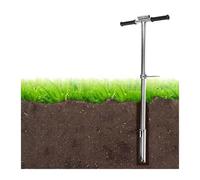 Sonde de sol de 40 pouces, kit de test de sol avec poignée en T, échantillonneur de sol avec pédale, tige de sonde pour échantillonnage du sol dans l'entretien des plantes, l'agriculture (Diamètre 50