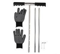 Sonde de sol en acier inoxydable 32 48 avec design robuste pour un échantillonnage durable du sol et une pénétration du sol