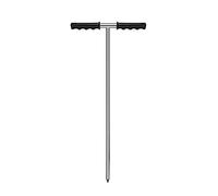 Sonde de sol en acier inoxydable avec poignée en T professionnelle et polyvalente - Kit de test de sol pour fosses septiques de jardin, sonde d'échantillonnage de ferme - Poignée en T professionnelle
