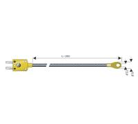 Sonde de surface B + B Thermo-Technik 0625 1446-07 -50 à +400 °C sonde: K étalonné d'usine (sans certificat) 1 pc(s)