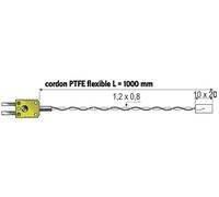 Sonde de surface B + B Thermo-Technik 0644 1401-09 0 à +250 °C sonde: K étalonné d'usine (sans certificat) 1 pc(s)