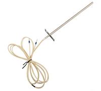 Sonde de température de rechange avec capteur interne de grille en acier inoxydable de 18 cm et fils tissés à chaud de 120 cm pour grills à granulés de bois Traeger série 22 34 pour une cuisson