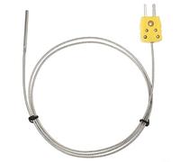 Sonde de température de type K Thermocouple avec activation rapide et protection en fibre de verre Convient pour plusieurs lectures de température simultanées