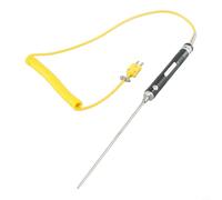 Sonde de température de type K Thermocouple pour applications de laboratoire et de terrain compatible avec TM902C TES1310 DM6801 500C Limite de fonctionnement (NR-81539)
