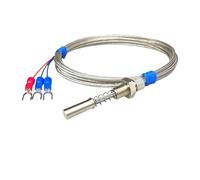 Sonde de température industrielle Pt100, 3 fils conducteurs, câble de 1 à 5 m, étanche -50 à 420 °C / -50 à 200 °C(High-temp-4m)