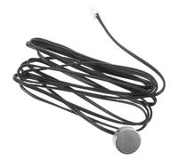 Sonde de Température Ntc 10k à Fixation Magnétique, Boîtier Inox 304 | Câble de 2m, Thermistance Intégrée, Installation sur Tuyaux et Conduites de Chaudière, Repositionnement Aisé, Coque Noire