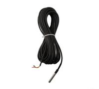 Sonde de température numérique en acier inoxydable étanche 10 m câble -55 à 125 degrés pour Celsius pour système de contrôle de thermostat industriel réfrigérateur stockage