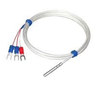 Sonde de température PT100, sonde de température RTD, thermomètre à résistance de platine, capteur de température industriel PT100 RTD(2m-PT100)