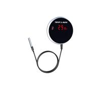 Sonde de Température ZigBee avec Alarme, Thermomètre Ambiant Numérique, Application Tuya Life, Contrôle à Distance, Domotique, Prise UE