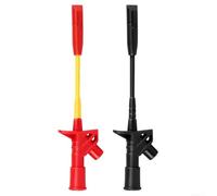 Sonde de test automobile sans perçage avec interface multimètre de 4 mm, crochet auto-serrant et aiguille fine pour des lectures précises (une paire)