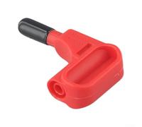 Sonde de test magnétique numérique 4 mm, connecteur banane PA66 en nylon et cuivre pour des tests précis de champ magnétique et des travaux électriques (rouge)