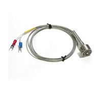 Sonde de thermocouple étanche type K mise à la terre, 1 interface en forme U, adsorption magnétique forte 0-350 degrés avec fil blindé acier inoxydable(Cable Length 2m)
