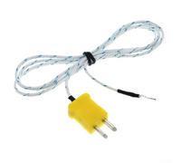 Sonde de type K - Lot de 5 fils de capteur thermocouple de 1 m pour mesure de l'air, de -50 °C à 400 °C, compatible avec les thermomètres de type K