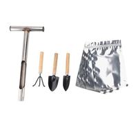 Sonde d'échantillon de Sol, Kits d'analyse de Sol avec poignée en T en Acier Inoxydable de 13,6 Pouces avec 4 Sacs d'échantillons et 3 Outils de Jardin pour échantillons de Sol,
